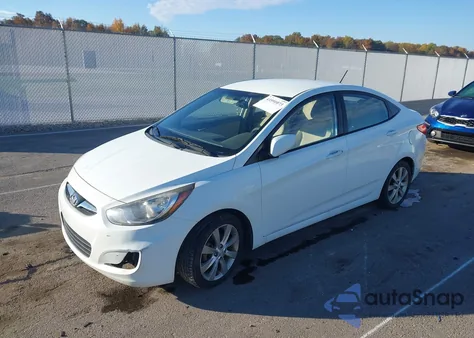 2012 Hyundai Accent Gls из США, поврежденный, VIN KMHCU4AE4CU119746